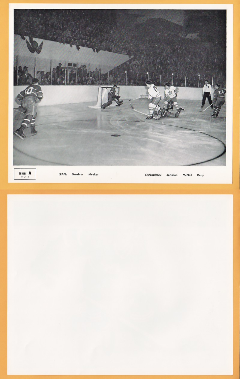 1945-54 QUAKER OATS PHOTO MCNEIL SAVES ON GARDNER photo